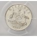 AUSTRALIA 1918 . SIXPENCE . PCGS AU58